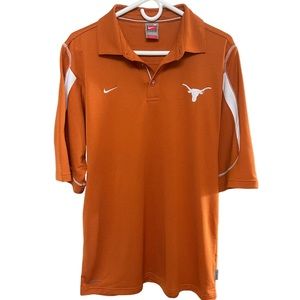 Nike Texas Longhorns UT Dri-fit collared shirt